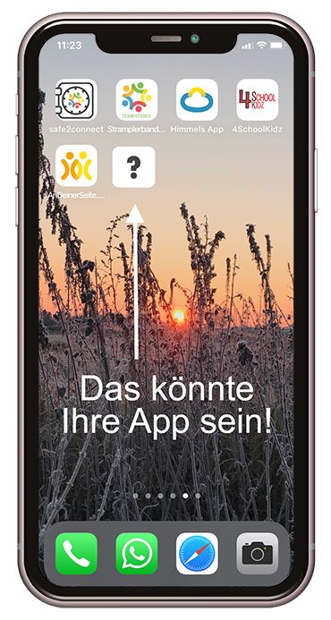 Beispiel einer White-Label-App auf Basis der Stramplerbande