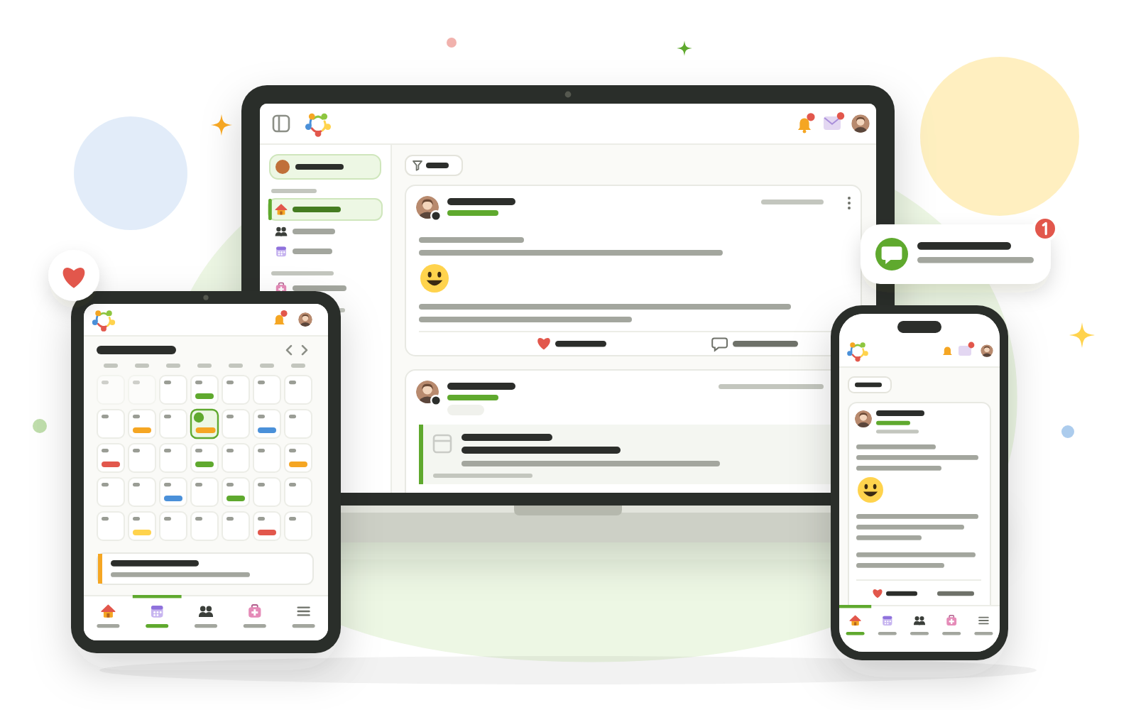 Die Kita-App Stramplerbande auf Tablet, Laptop und Smartphone
